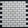 Limra Limestone 1x2 Polished Mosaic - MosaicBros.com