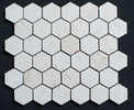 Limra Limestone 2x2 Hexagon Polished Mosaic