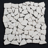 Limra Limestone Pebble Tumbled Mosaic - MosaicBros.com