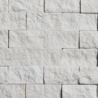 Limra Limestone 1x2 Split Face Mosaic - MosaicBros.com