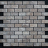 Lunar Noce Travertine 1x2 Tumbled Mosaic - MosaicBros.com