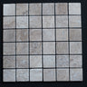 Lunar Noce Travertine 2x2 Tumbled Mosaic - MosaicBros.com