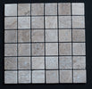 Lunar Noce Travertine 2x2 Tumbled Mosaic - MosaicBros.com