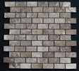 Lunar Noce Travertine 1x2 Honed and Filled Mosaic - MosaicBros.com