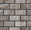 Lunar Noce Travertine 1x2 Honed and Filled Mosaic - MosaicBros.com
