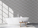 Dolomite Sandblast Beige Marble 10.24" Hexagon Waterjet Honed Mosaic Tile - MosaicBros.com