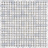 WENO Blue Celeste, Thassos Mix Mosaic Tile - MosaicBros.com
