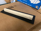 Ivory Travertine 1x12 Cane Bullnose Honed and Unfilled Tile - MosaicBros.com