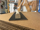 Ivory Travertine 1x12 Cane Bullnose Honed and Unfilled Tile - MosaicBros.com