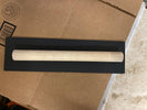 Ivory Travertine 1x12 Cane Bullnose Honed and Unfilled Tile - MosaicBros.com