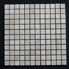 Ivory Travertine 1x1 Honed and Filled Mosaic - MosaicBros.com