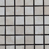 Ivory Travertine 1x1 Honed and Filled Mosaic - MosaicBros.com