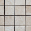 Ivory Travertine 2x2 Honed and Filled Mosaic - MosaicBros.com