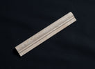 Ivory Travertine 2x12 Ogee Edge Honed and Unfilled Tile - MosaicBros.com