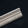 Ivory Travertine 2x12 Ogee Edge Honed and Unfilled Tile - MosaicBros.com