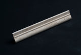 Ivory Travertine 2x12 Ogee Edge Honed and Unfilled Tile - MosaicBros.com