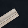 Ivory Travertine 2x12 Ogee Edge Honed and Unfilled Tile - MosaicBros.com