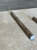 Moka Travertine 3/4x12 Bullnose Pencil Polished - MosaicBros.com