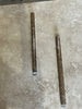Moka Travertine 3/4x12 Bullnose Pencil Polished - MosaicBros.com