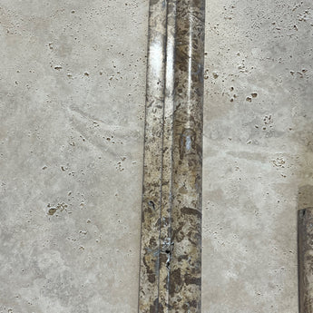 Moka Travertine 2x12 Ogee Edge Polished - MosaicBros.com