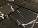 Nero Marquina Marble 2x2 Honed Mosaic - MosaicBros.com