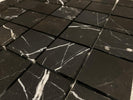 Nero Marquina Marble 2x2 Honed Mosaic - MosaicBros.com