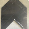Nero Marquina Big Chevron Polished Mosaic Tile - MosaicBros.com