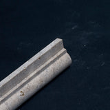 Lunar Noce Travertine 2x12 Ogee Edge Honed and Unfilled - MosaicBros.com