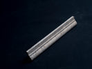Lunar Noce Travertine 2x12 Ogee Edge Honed and Unfilled - MosaicBros.com