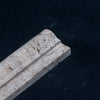 Lunar Noce Travertine 2x12 Ogee Edge Honed and Unfilled - MosaicBros.com