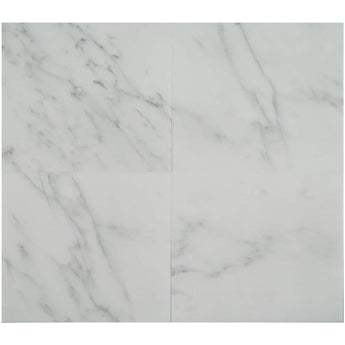 Asian Statuary (Oriental White) Marble 18x18 Polished Tile.
