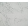 Asian Statuary (Oriental White) Marble 18x18 Polished Tile.