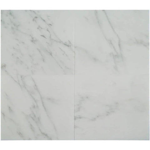 Asian Statuary (Oriental White) Marble 12x12 Polished Tile