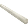 Asian Statuary (Oriental White) Marble 3/4x12 Pencil Liner Polished.
