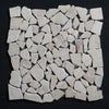 Cappuccino Pebble Tumbled Marble Mosaic Tile - MosaicBros.com