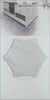 Carrara Carina Ania 10.65" x 3/8" Hexagon Waterjet Honed Mosaic Tile - MosaicBros.com