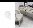 Carrara Carina Ania 10.65" x 3/8" Hexagon Waterjet Honed Mosaic Tile - MosaicBros.com