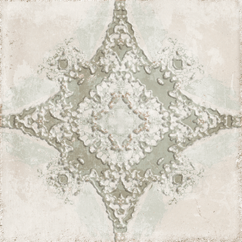 Atlantique Saint-Michel Olive 8x8 Decorative Porcelain Tile - MosaicBros.com