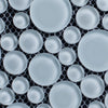 Light Blue Random Glass Bubbles Mosaic Tile - MosaicBros.com