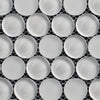 Cloud Penny Round Bubble Glass Mosaic Tile - MosaicBros.com