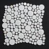 Cloud Random Sizes Bubble Glass Mosaic Tile - MosaicBros.com