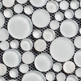 Cloud Random Sizes Bubble Glass Mosaic Tile - MosaicBros.com