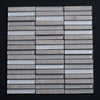 Glossy Glass and Haisa Marble Combination Glass Mosaic Tile - MosaicBros.com
