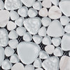 Cloud Pebble Random Sizes Marble Hearts Bubble Glass Mosaic Tile (Copy) - MosaicBros.com