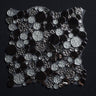 Frosted and Glossy Bubbles Random Sizes Mosaic Tile - MosaicBros.com