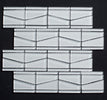 Cloud Random Shape Rectangle Marble Glass Mosaic Tile - MosaicBros.com