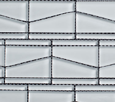 Cloud Random Shape Rectangle Marble Glass Mosaic Tile - MosaicBros.com