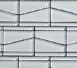 Cloud Random Shape Rectangle Marble Glass Mosaic Tile - MosaicBros.com