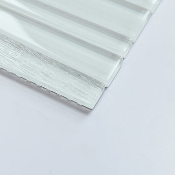 Cloud Stripes Marble Glass Mosaic Tile - MosaicBros.com