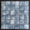 Oceanic Blue Squares Glass Mosaic Tile - MosaicBros.com